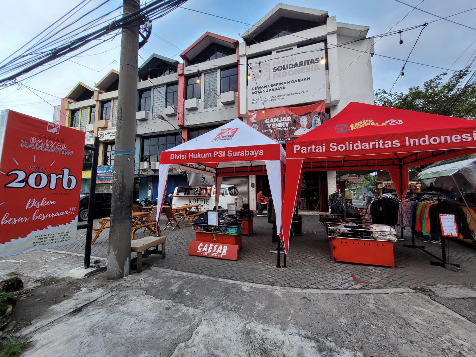 PSI Surabaya Gelar Bazar Ramadan Hasil Kerjasama dengan Brand Pakaian Lokal