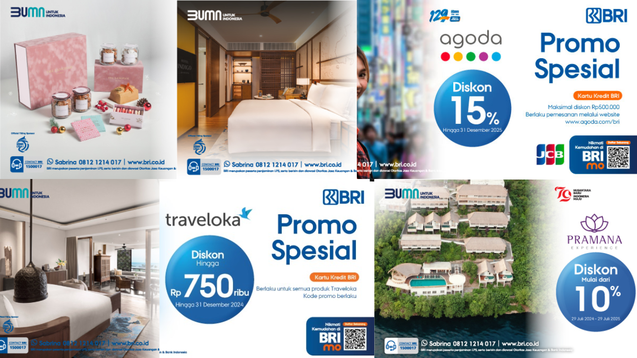 7 Promo Hotel HUT BRI ke-129, Rayakan Hari Ibu 2024 dan Nataru dengan Staycation