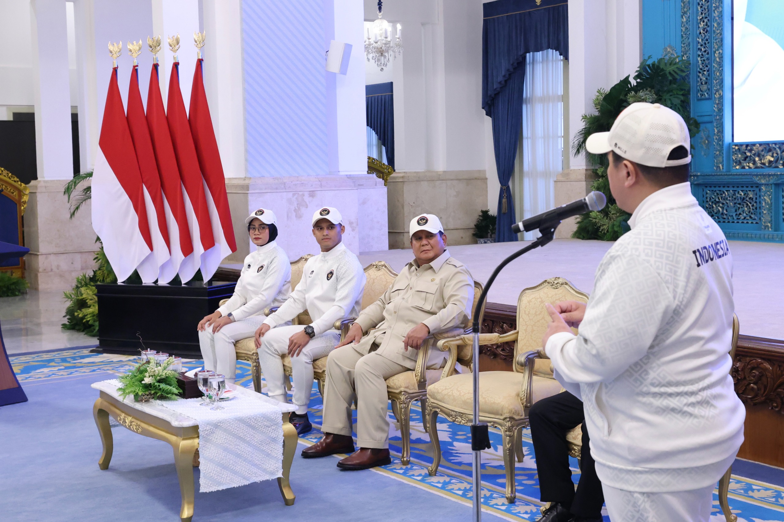 Prabowo Lepas Atlet Indonesia ke SEA Games: Saudara Kita Kena Musibah, Tapi Tak Boleh Surut 