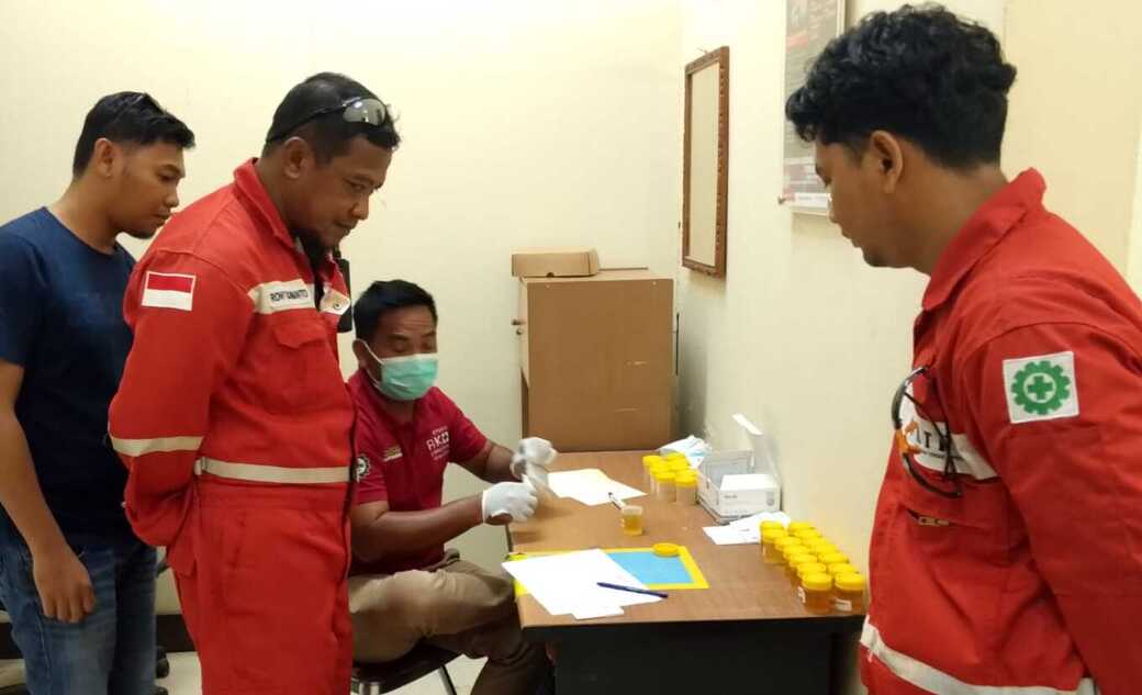 Sidak Narkoba PEP Bunyu Field, Seluruh Pekerja Dinyatakan Negatif 