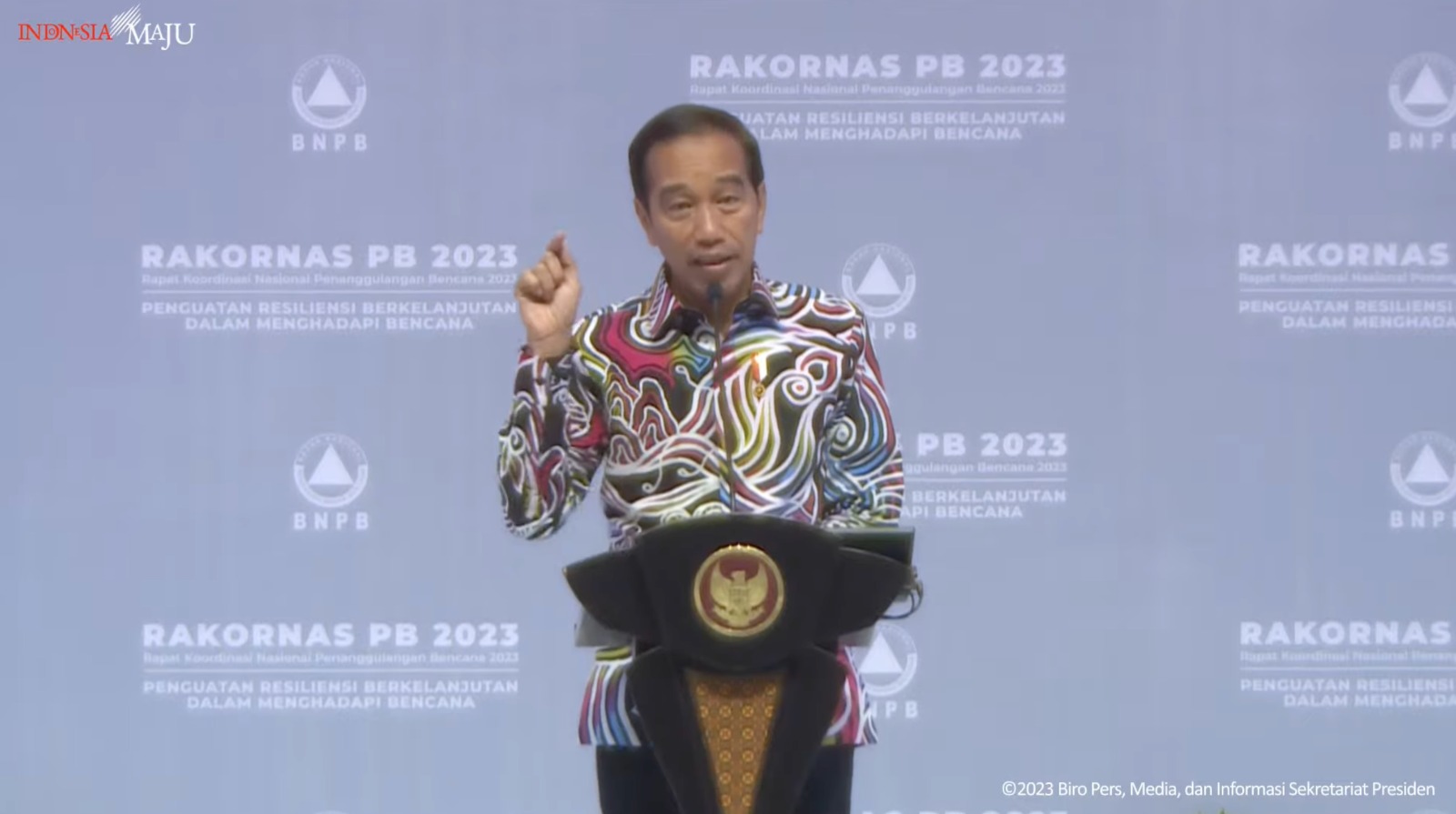 Jokowi Imbau Seluruh BPBD Identifikasi Potensi Bencana Alam di Daerahnya Masing-masing