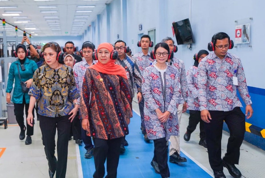 Khofifah Optimistis Coats Rejo Pasuruan Jadi Pelopor Industri Ramah Lingkungan Menuju Blue Industry