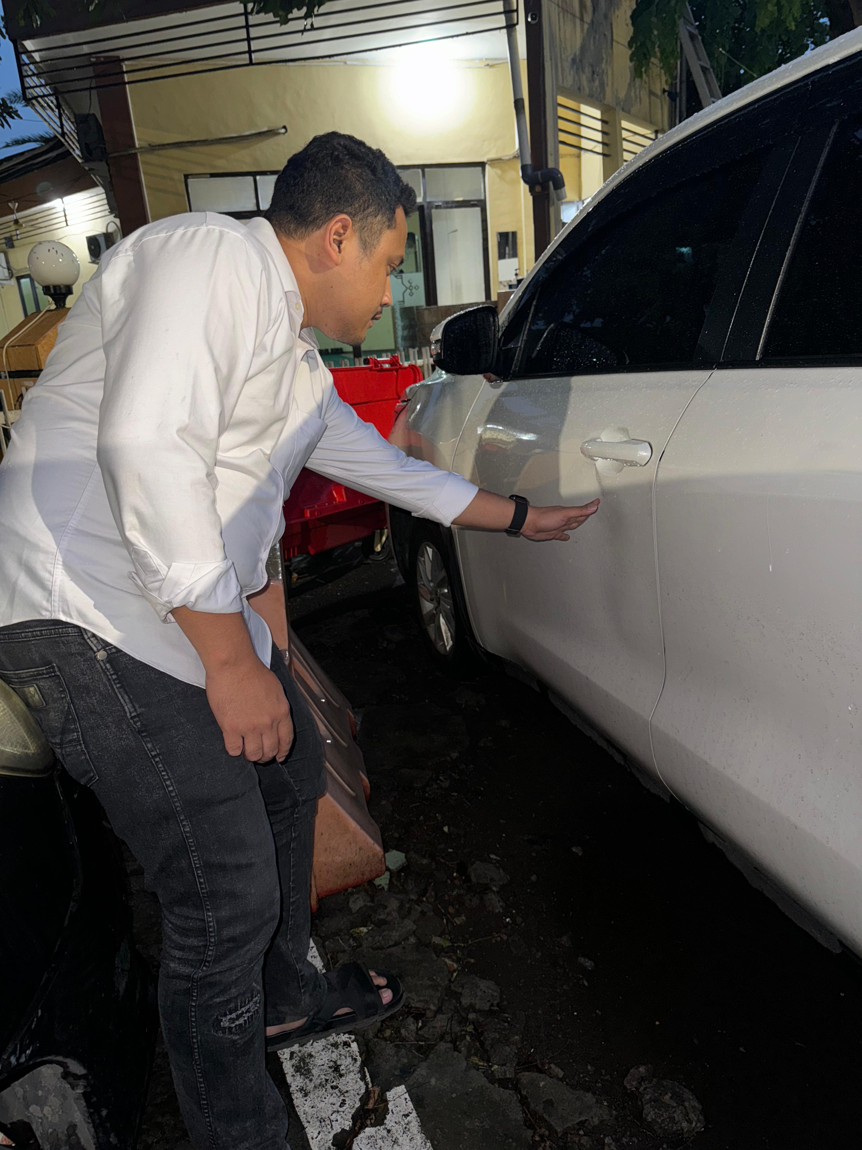 Geng Motor Meresahkan, Mobil Warga Rungkut Ini Jadi Korban 