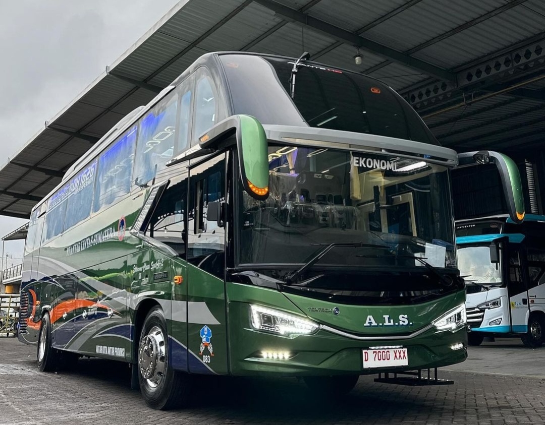 Raja Lintas Sumatera PO ALS Rilis Bus Baru Avante H8 Sasis Mercy 1626, Fasilitas Bukan Kaleng-kaleng!