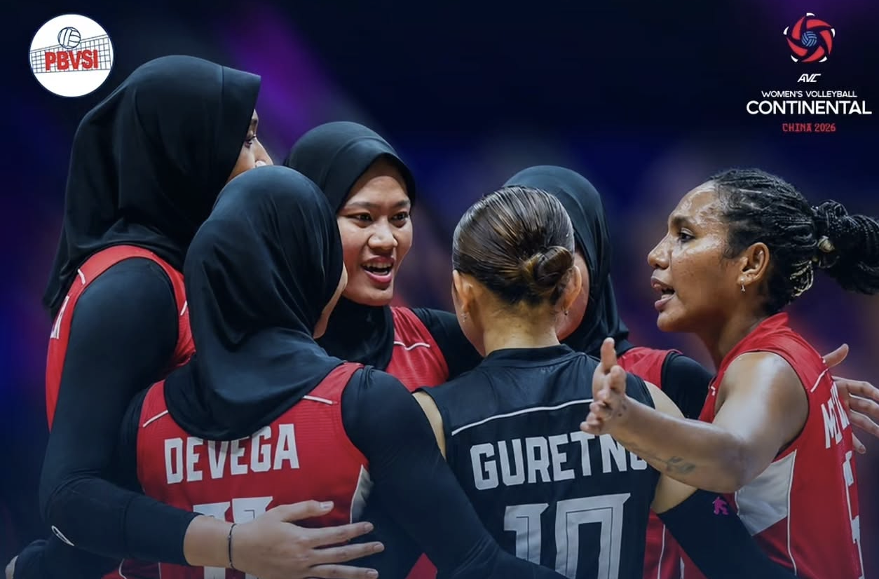 Link Live Streaming Timnas Voli Putri Indonesia vs Iran di AVC Continental Championship 2026 Hari ini