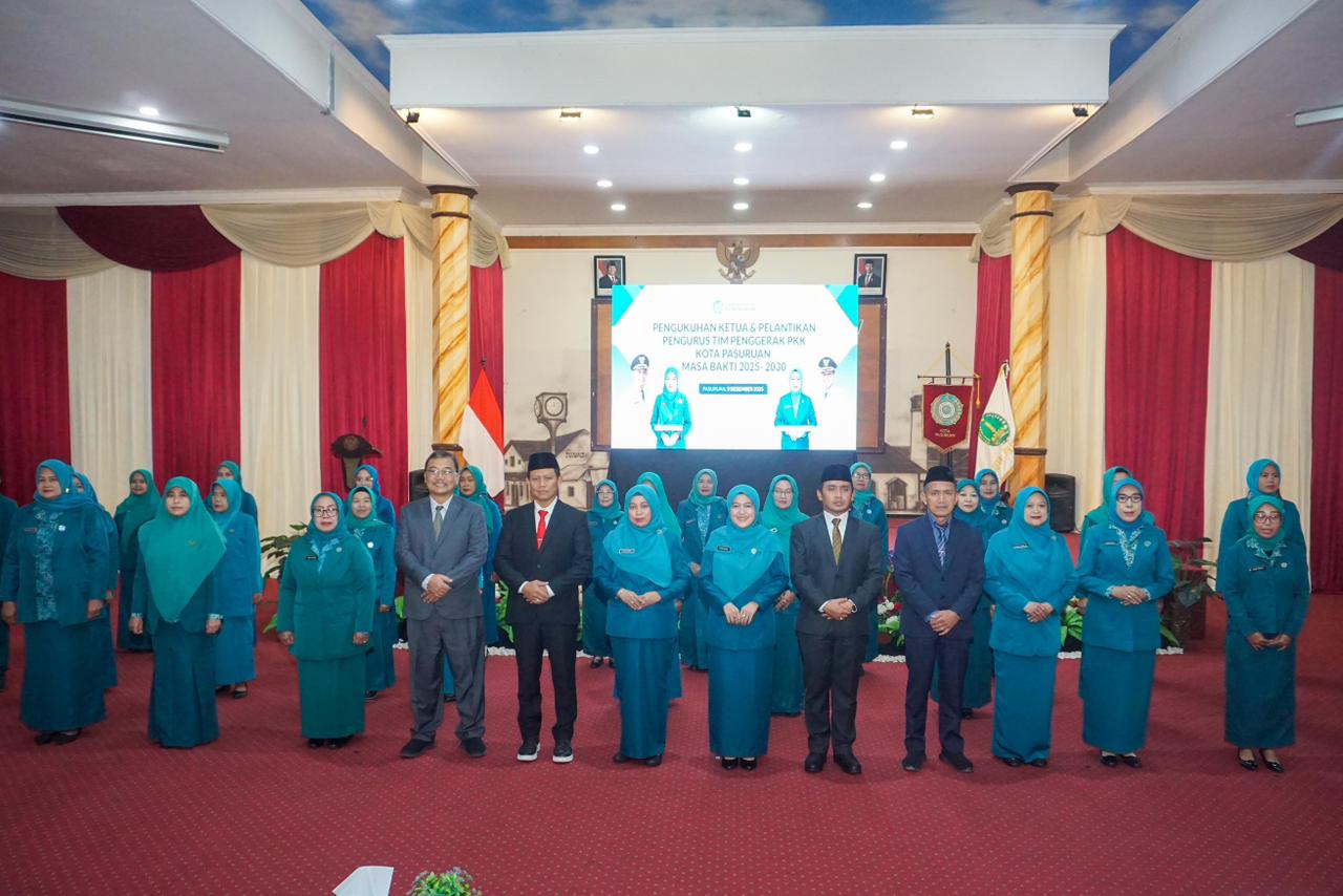 Wali Kota Pasuruan Lantik Pengurus TP PKK Kota Pasuruan 