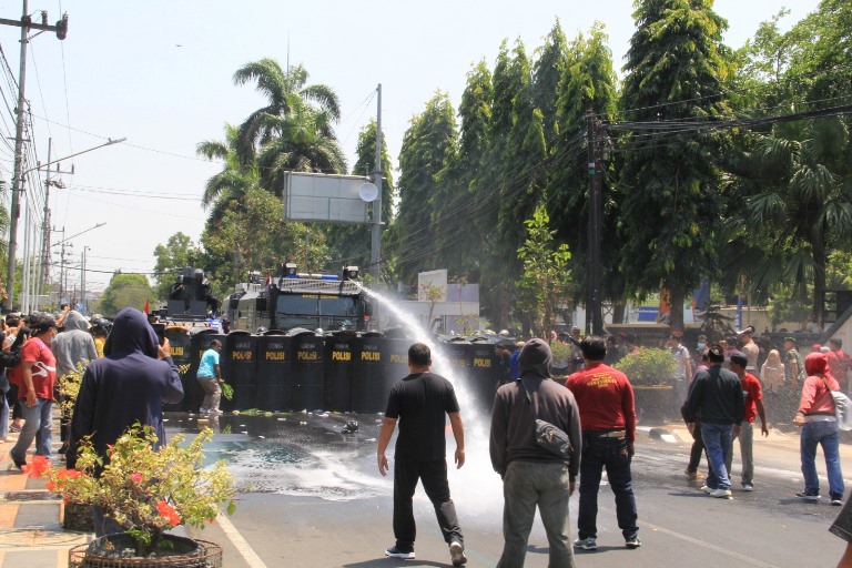 Polres Kediri Kota Gelar Simulasi Sispamkota