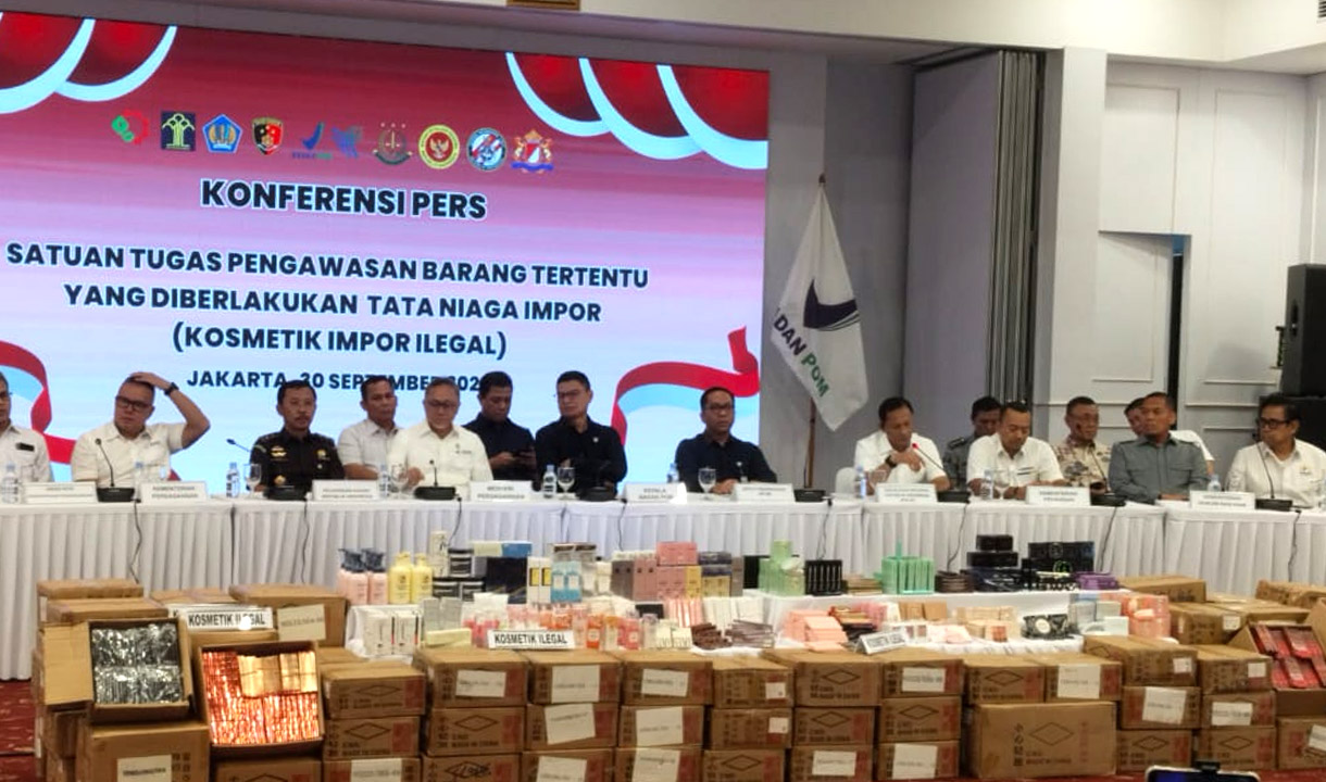 BPOM Temukan 415 Ribu Kosmetik Impor Ilegal, Kerugian Capai Rp11.446 Miliar   