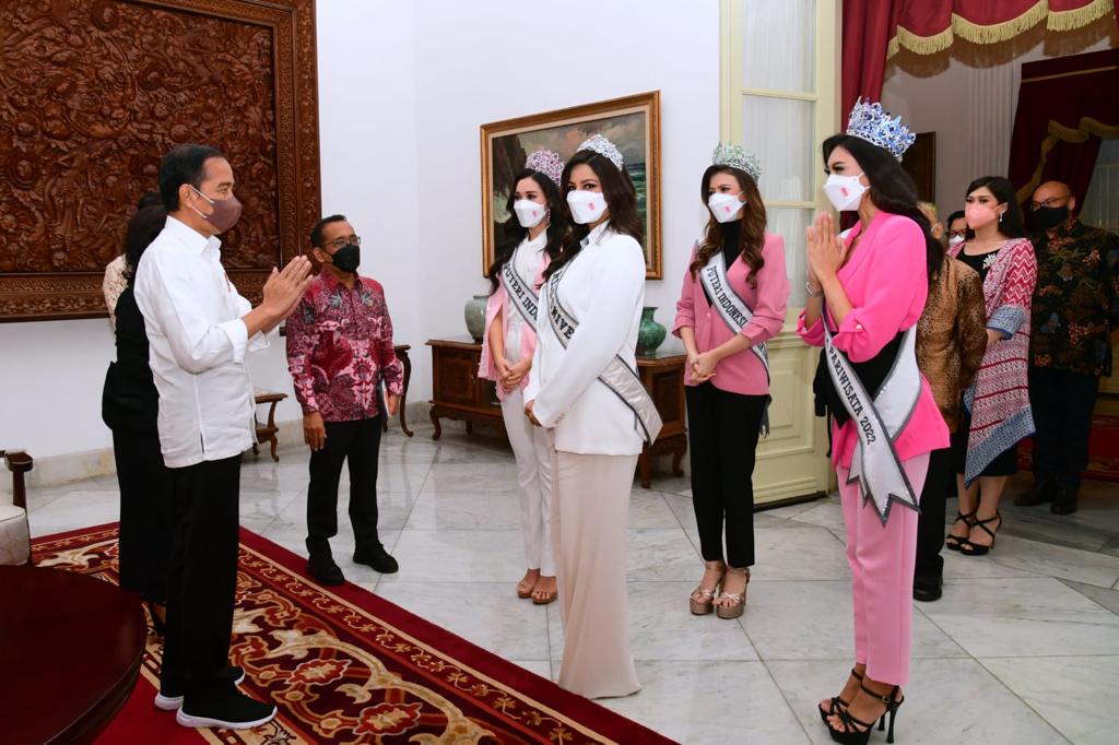 Jokowi Ingin Putri Indonesia 2022 Dilibatkan dalam KTT G20 di Bali