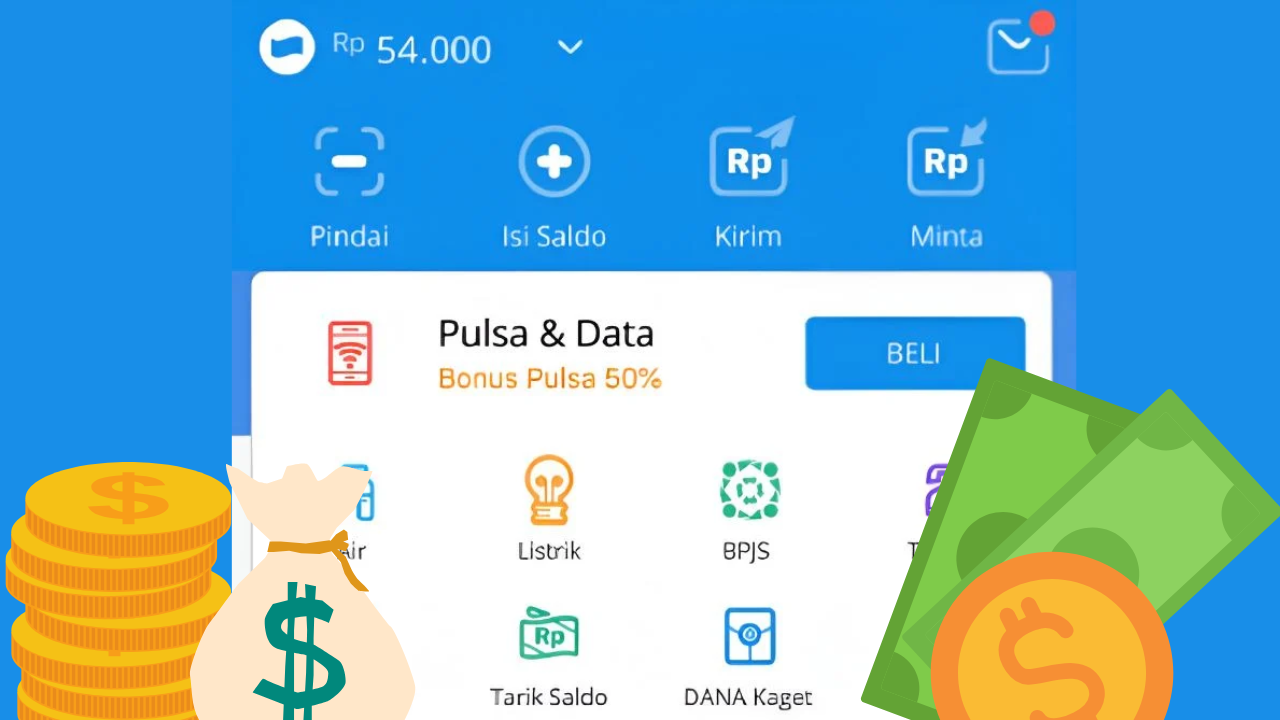 WOW! Saldo DANA Gratis Rp565.000 Dikirim ke Nomor HP Kamu Malam ini, Cek Dompet Digital