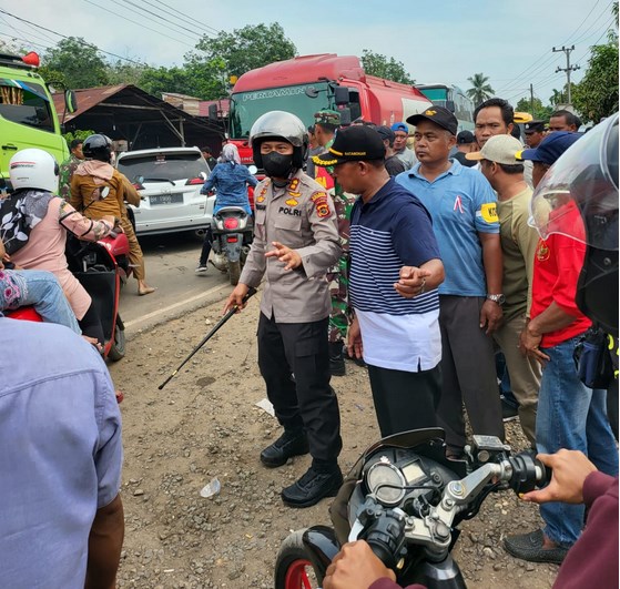 Pasca Aksi Blokade Jalan di Batanghari, Polisi Lakukan Patroli