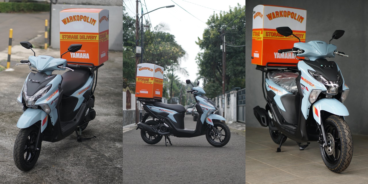 Modifikasi Yamaha Gear Ultima, Jadi Motor Operasional di Warkopolim