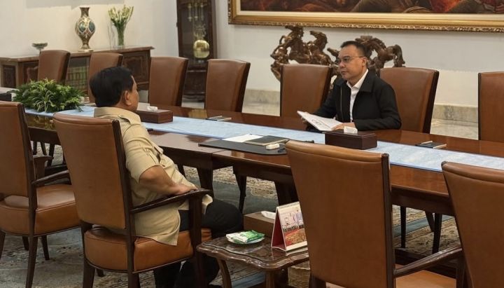 Dasco Bertemu Empat Mata dengan Prabowo di Istana, Ini yang Dibahas