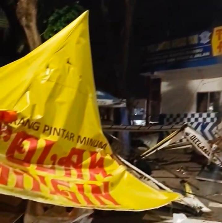 Di Surabaya, Dua Pos Polisi Dirusak Lagi