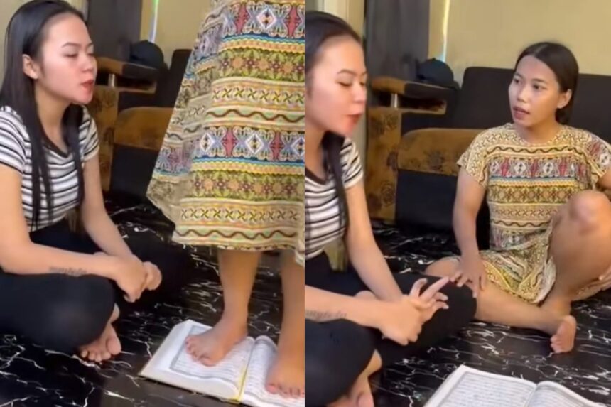 Dugaan Penistaan Agama di Lebak Banten Viral, Netizen: Sumpah Kok Injak Al-Quran