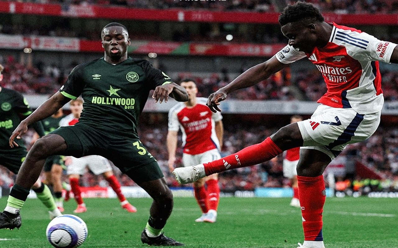 Link Live Streaming Arsenal vs Brentford, KickOFF: 02.45 dini hari WIB