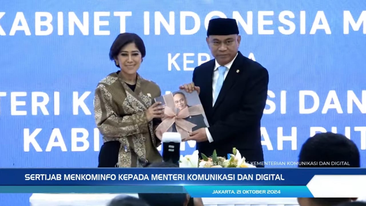 Sertijab Menkominfo ke Menteri Komunikasi dan Digital, Budi Arie Harap Kelanjutan di Bidang Digitalisasi