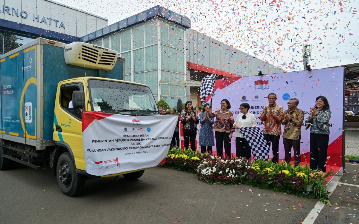 Indonesia Kirim 10 Juta Dosis Vaksin Polio Ke Afghanistan