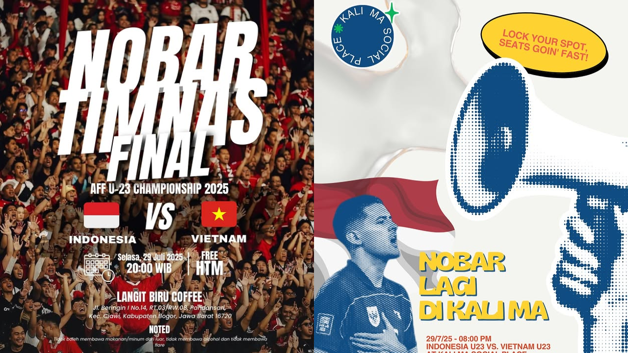 9 Lokasi Nobar Timnas Indonesia vs Vietnam di Bogor, Rasakan Euforia Final Piala AFF U-23 Bareng 