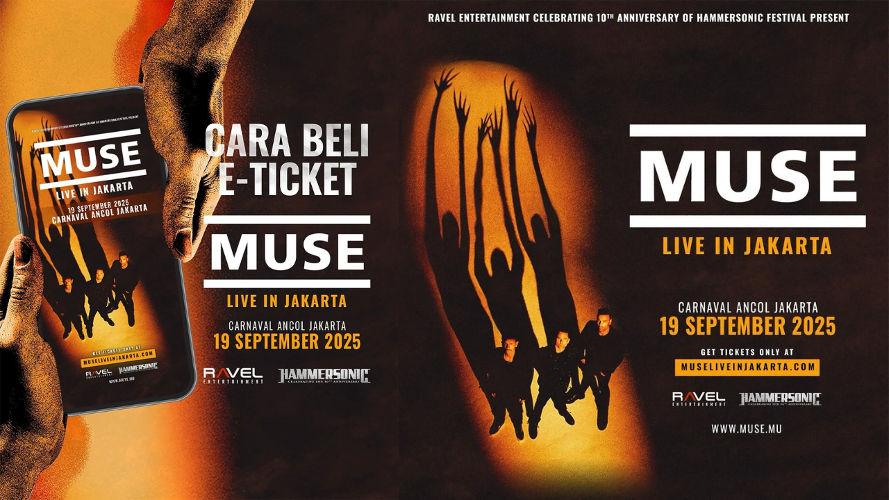 Link dan Cara Beli Tiket Konser Muse di Jakarta 2025, Dibuka Hari ini Pukul 13.00 WIB