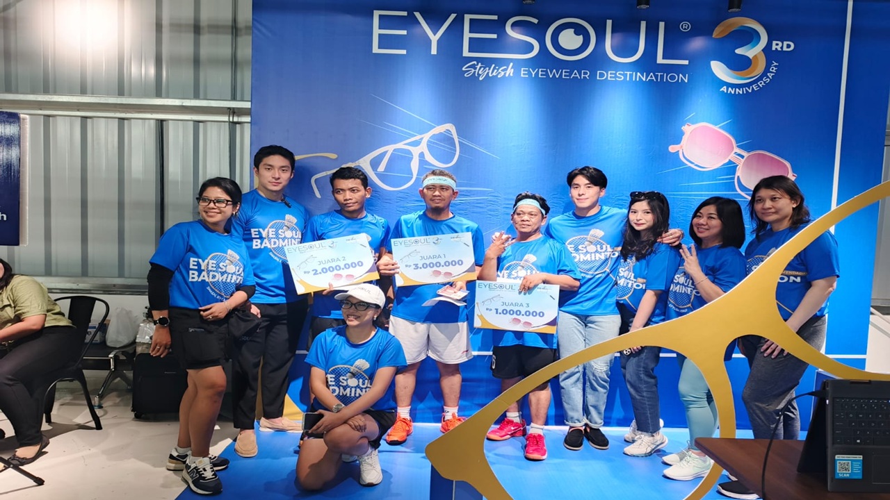 Tiga Tahun EYE SOUL, Hadirkan Event ‘Mendadak Badminton’ di NOLOOK Badminton, Alam Sutera