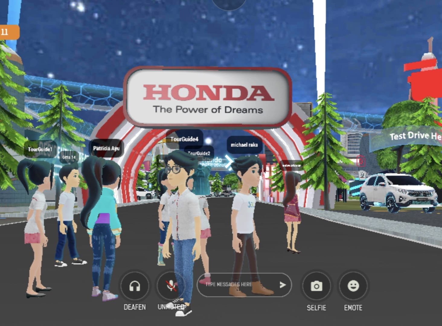 Kolaborasi Honda dan Telkom Hadirkan Dunia Virtual MetaWorld, Pengguna Bisa Saling Terhubung