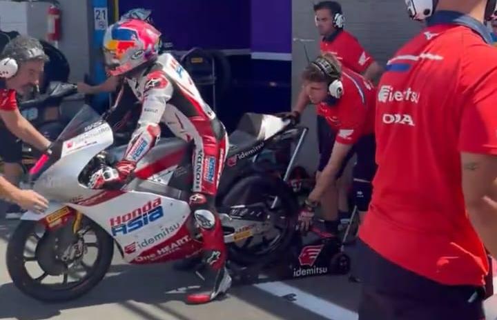 Hasil Practice Moto3 Assen 2026: Veda Ega Crash, Harus Berjuang dari Q1