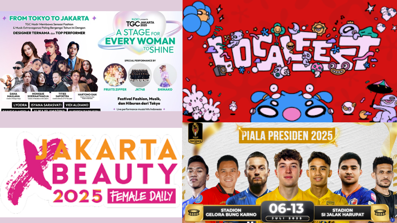 4 Daftar Event Jakarta di GBK Spesial Akhir Pekan 5-6 Juli 2025, Ada Pameran Kecantikan hingga Konser Musik!