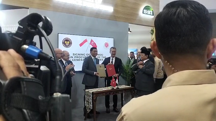Presiden Prabowo Saksikan MoU Pengembangan Jet Tempur RI-Turki