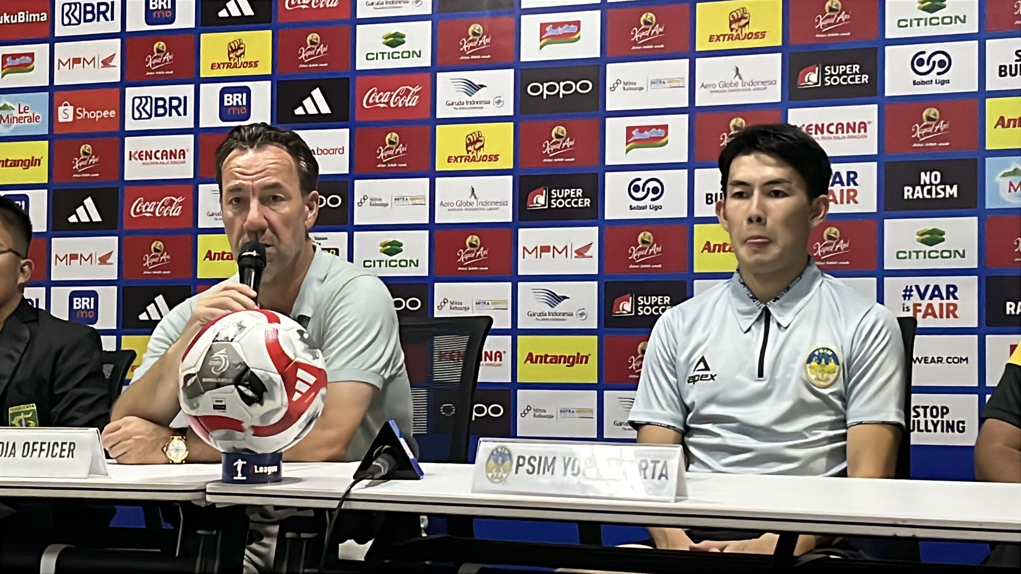 Van Gastel Harap PSIM Tampil Konsisten Usai Taklukkan Persebaya