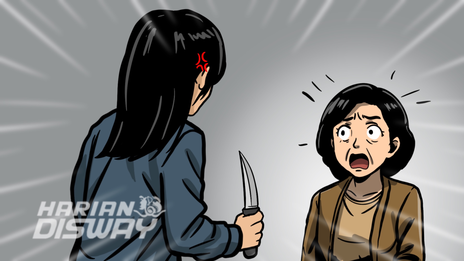 Ibu Dibunuh Putri Kandung dengan 20 Tusukan di Medan: Pelaku Lihat Kakak Diomeli