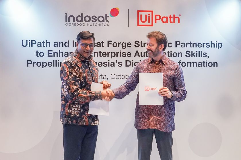 Kolaborasi Indosat dan UiPath, Dukung Transformasi Digital Indonesia