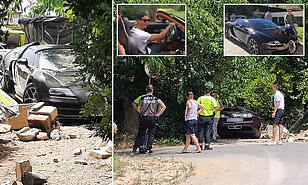 Bugatti Veyron Mewah CR7 Kecelakaan di Majorca