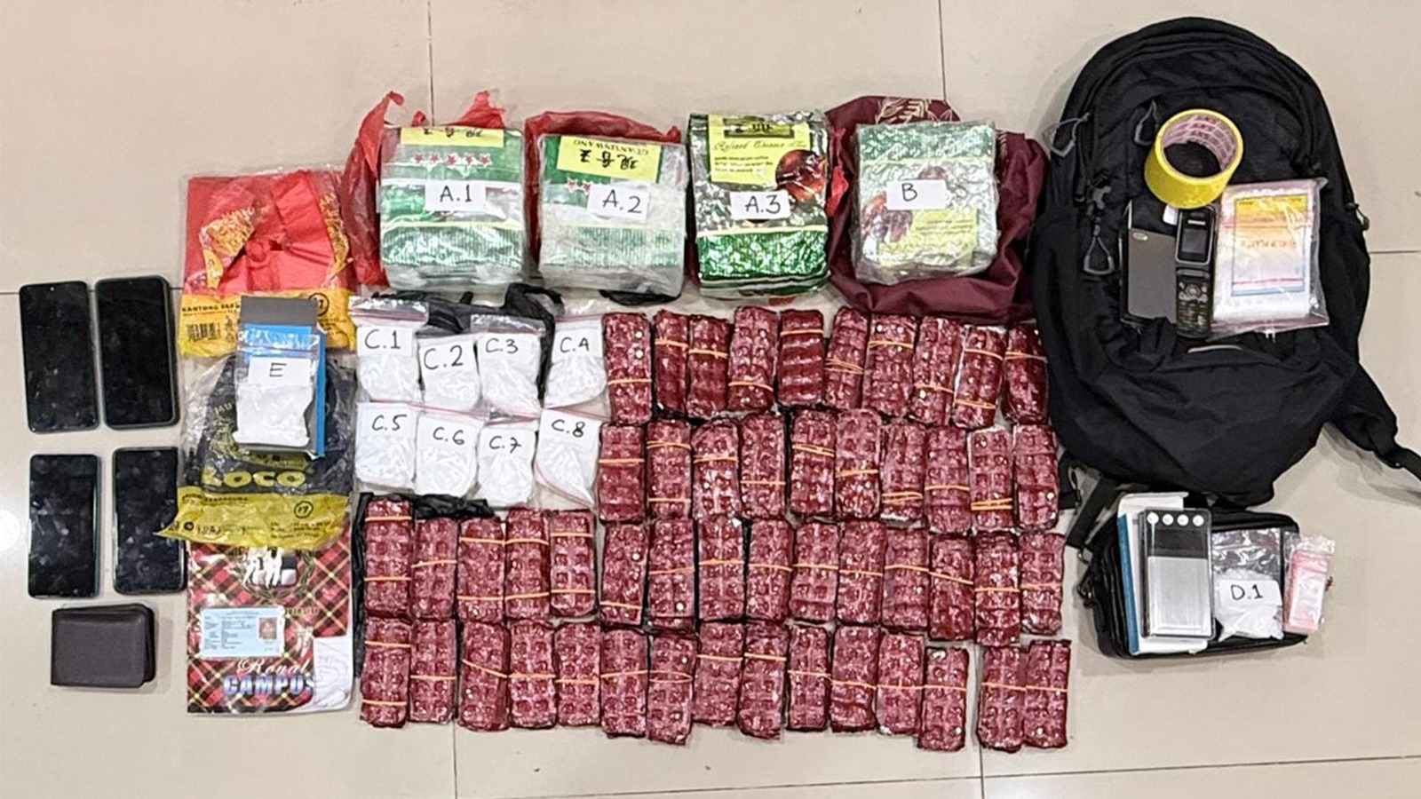 Peredaran Narkotika 27 Kg Sabu dan 5.000 Happy Five dalam Kemasan Teh China Diungkap, 2 Pengedar Dibekuk