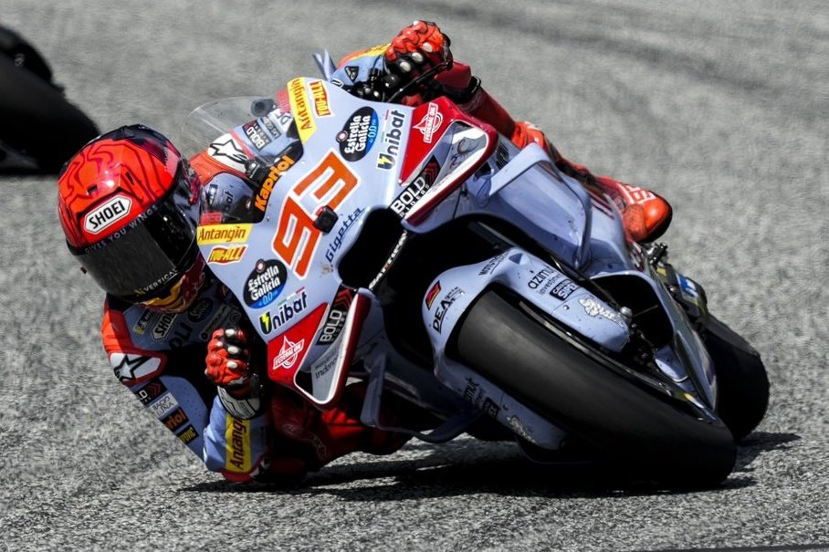 Hasil MotoGP Aragon 2024: Marc Marquez Menggila, Pecco Bagnaia Cium Tanah