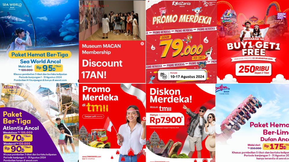 7 Promo Tempat Wisata di Jakarta Spesial HUT RI, Ada TMII, Trans Studio, hingga Dufan