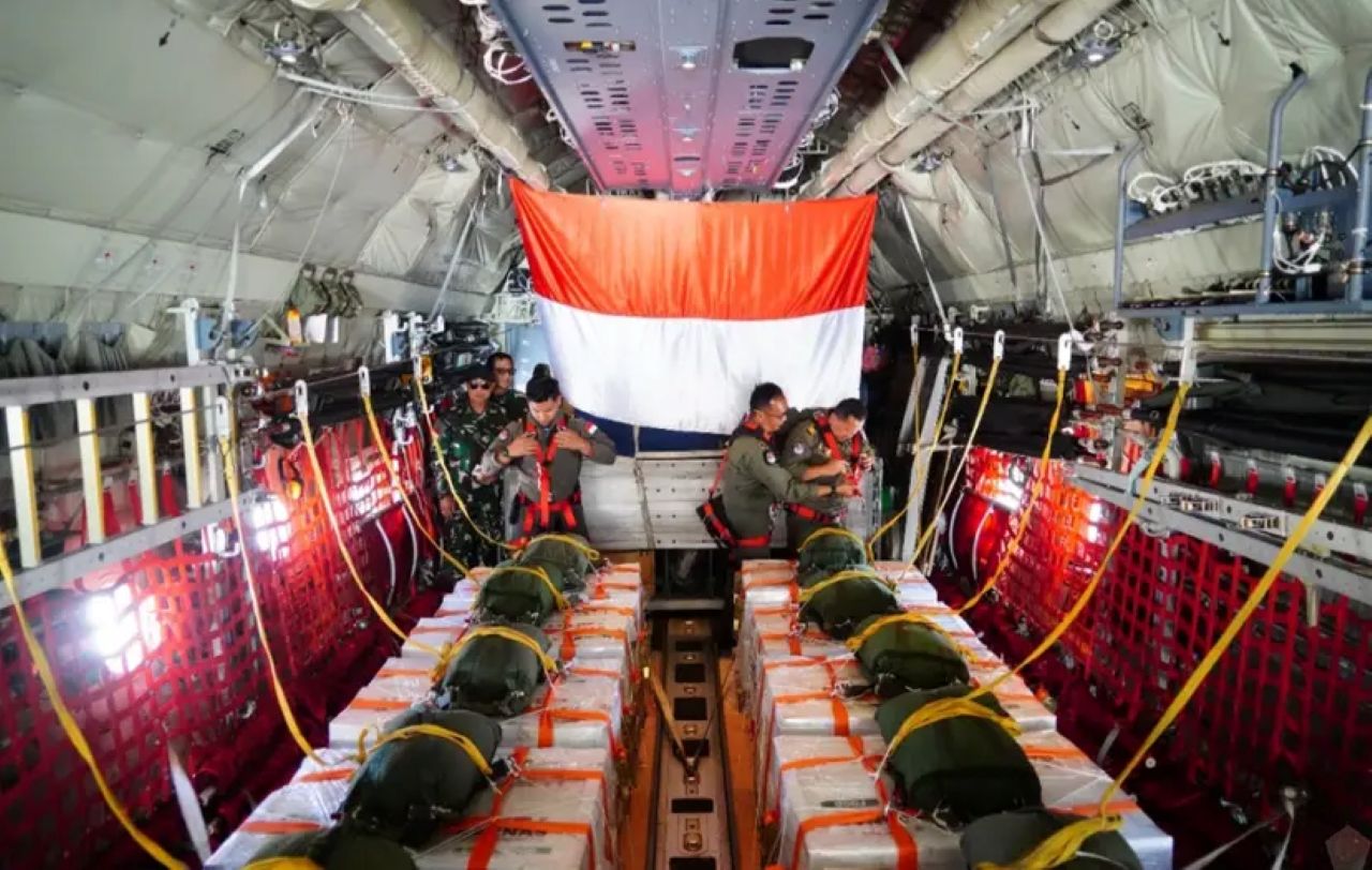 Indonesia Kirim Bantuan 17,8 Ton ke Gaza pada HUT RI ke-80 Lewat Satgas GMP-II