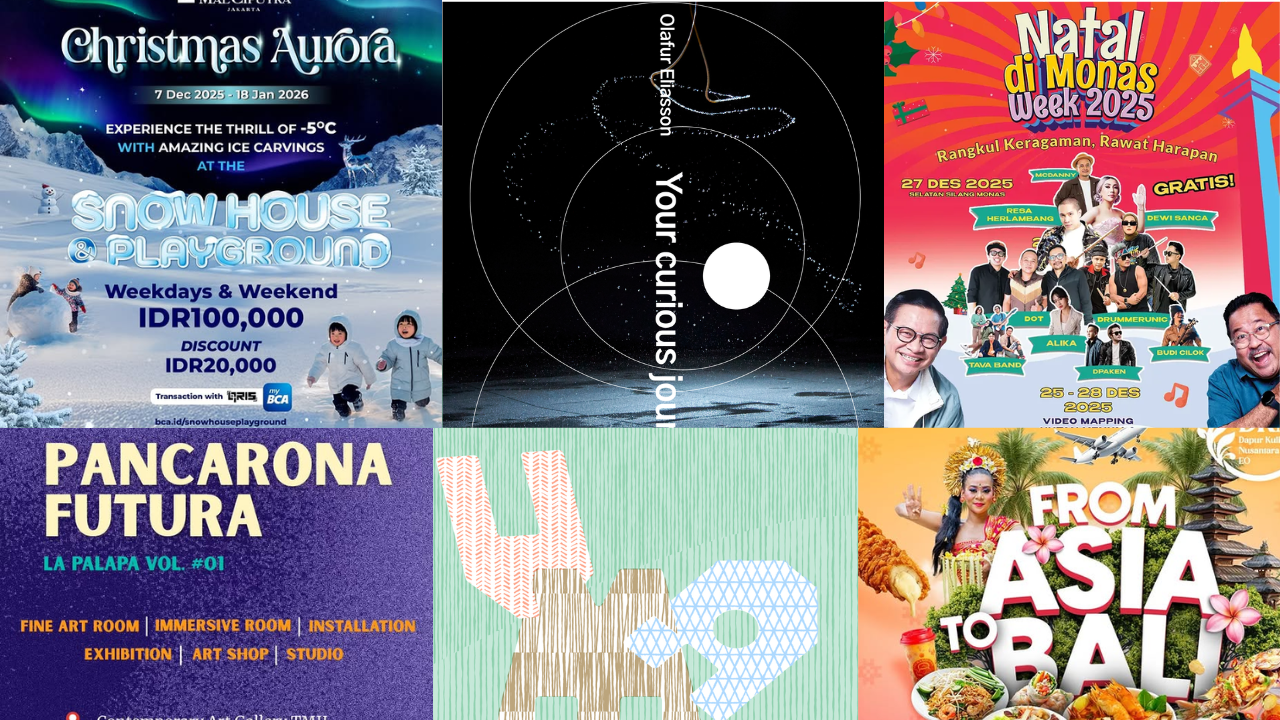 20 Event Jakarta Akhir Pekan 26-28 Desember 2025, Spesial Natal 2025 Banyak Aktivitas Seru