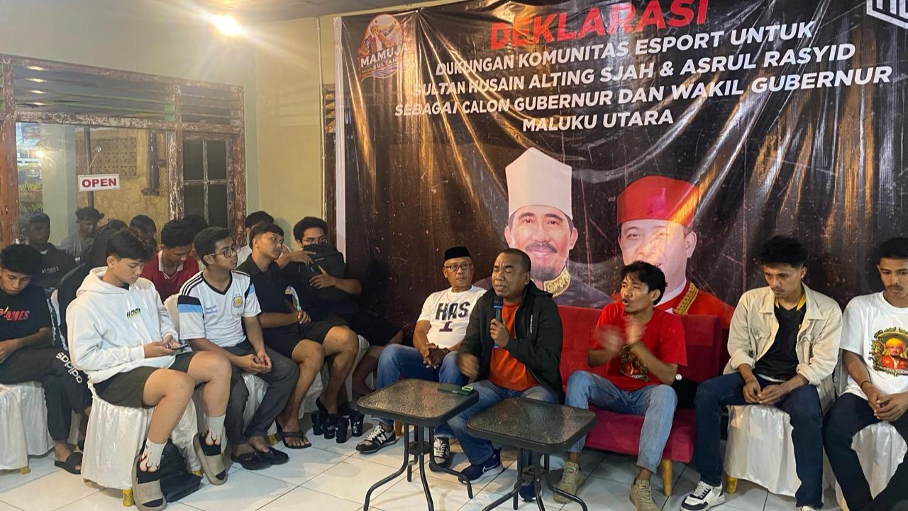 Komunitas E-Sports Maluku Utara Mantap Deklarasikan dukungan Untuk HAS