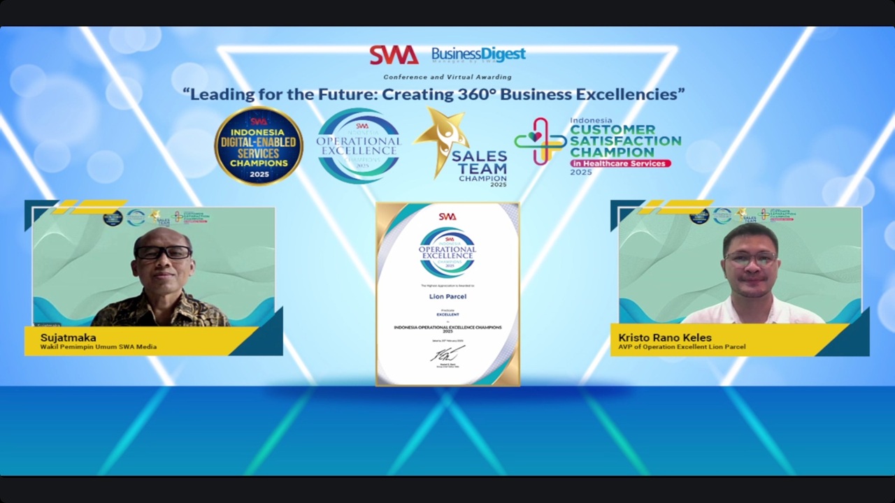 Lion Parcel Raih Penghargaan IOEC 2025, Pertahankan Komitmen Penuhi Standar Layanan Terbaik Bagi Pelanggan!