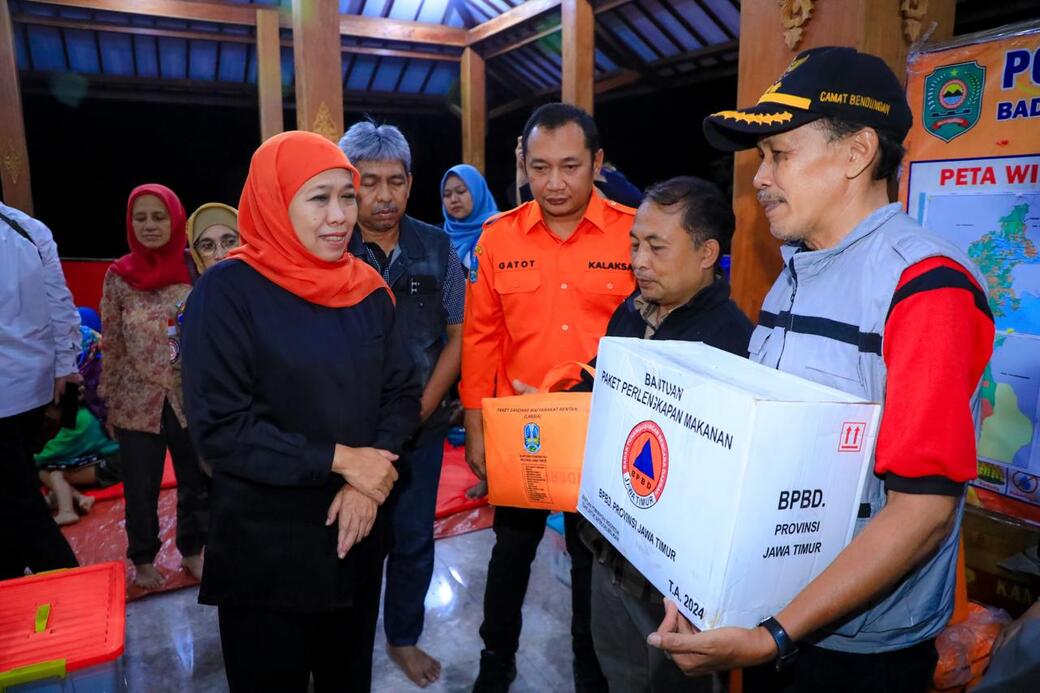 Longsor Trenggalek, Gubernur Khofifah Siapkan Hunian Tetap bagi Warga Terdampak
