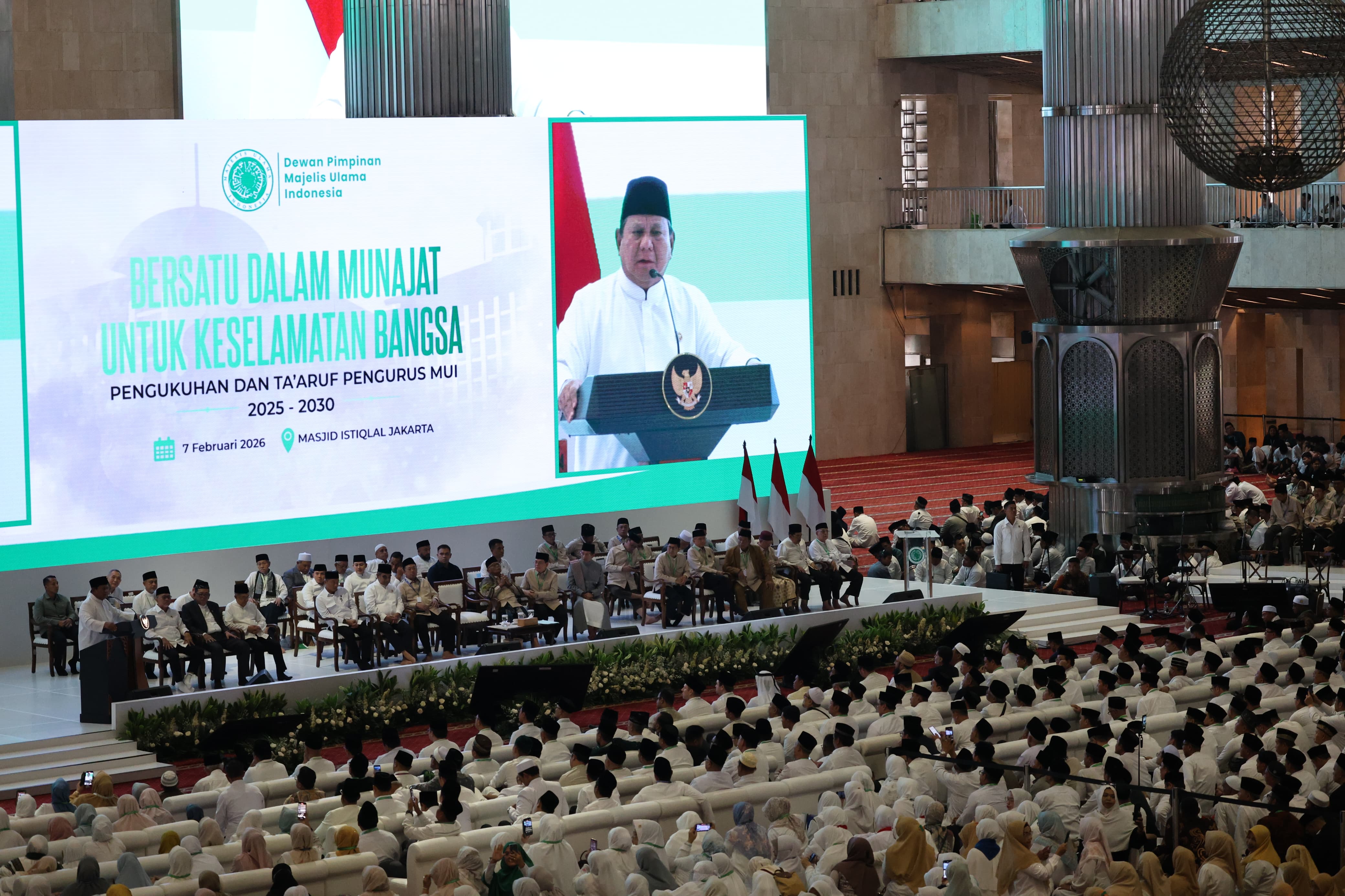 Diresmikan Presiden, Ini Susunan Lengkap Pengurus MUI Periode 2025–2030