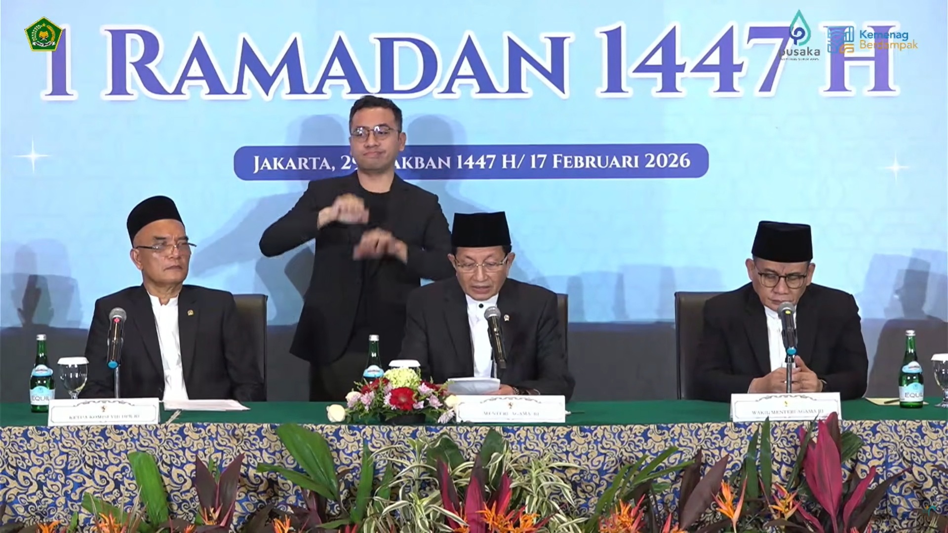 Pemerintah Tetapkan 1 Ramadan 1447 H Jatuh pada Kamis 19 Februari 2026