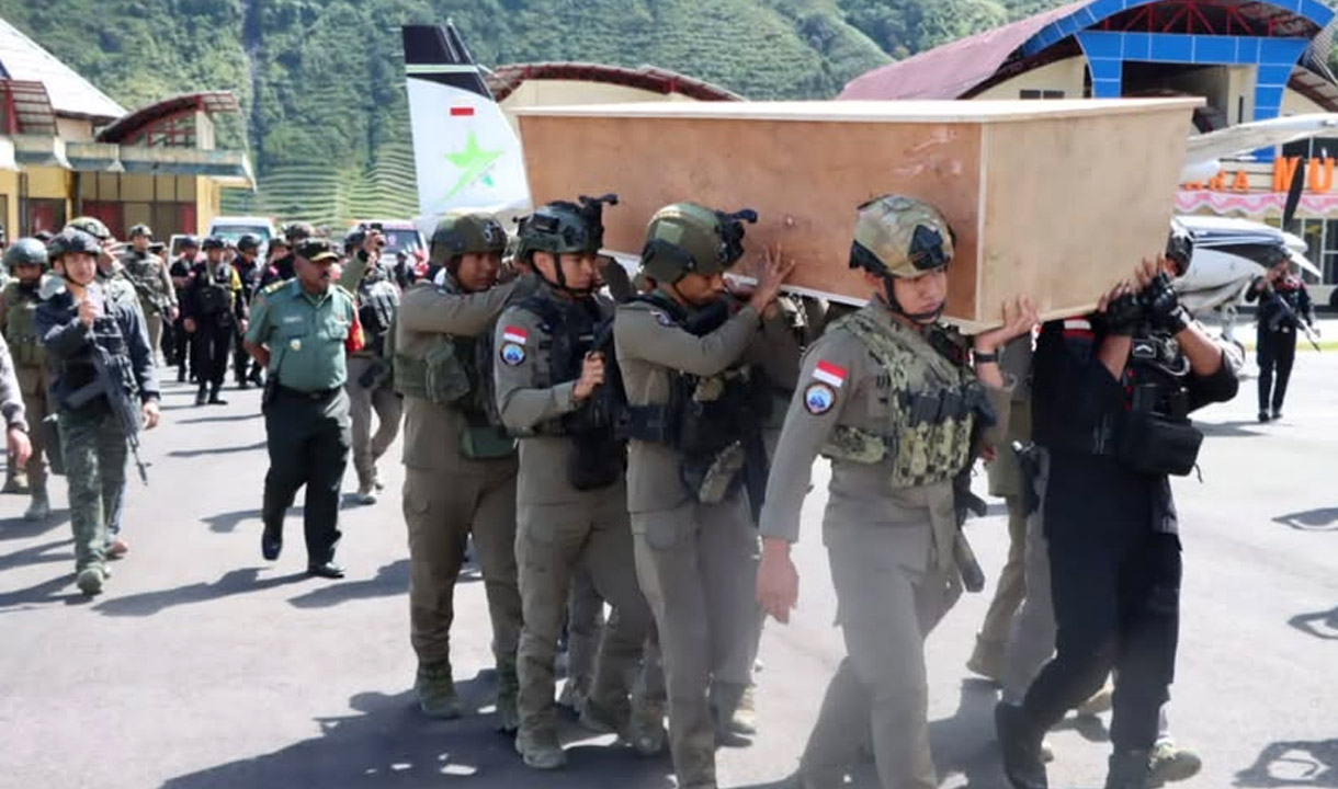 2 Brimob dan Belasan KKB Tewas di Puncak Jaya