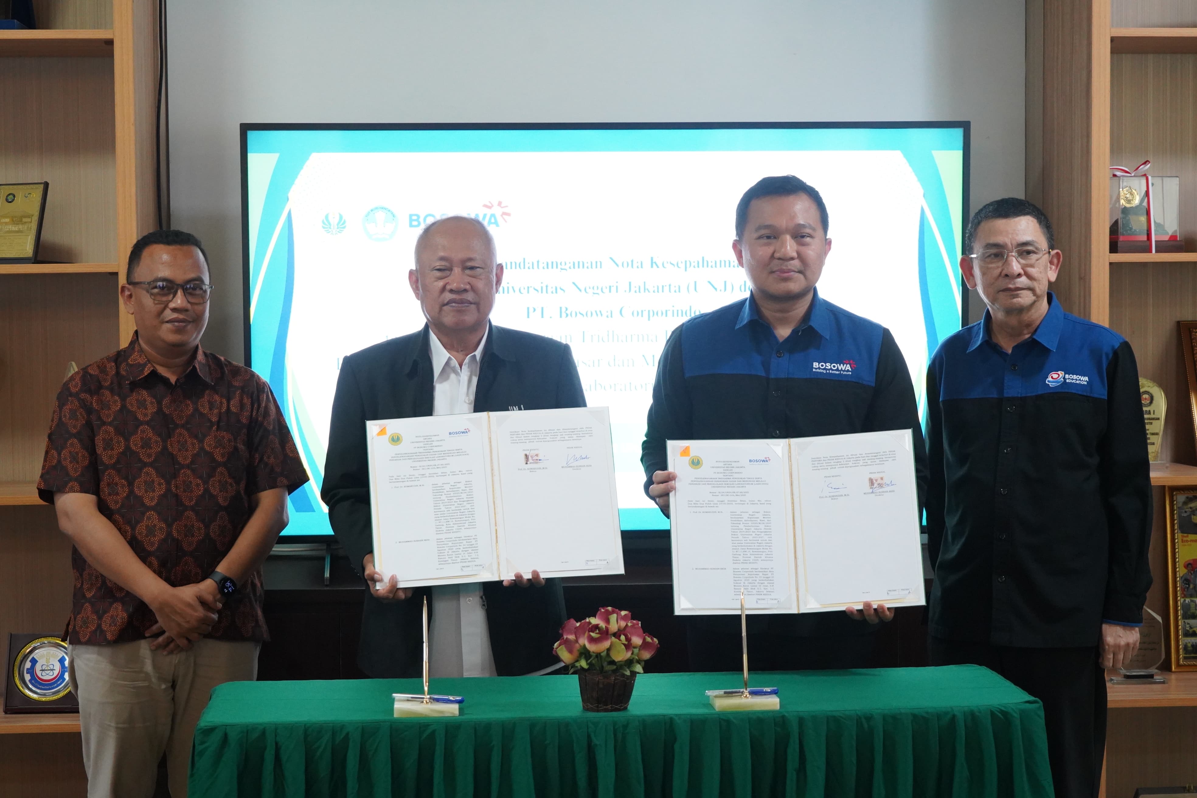 Bosowa Teken MoU dengan UNJ: Siap Bangun Labschool di Bekasi