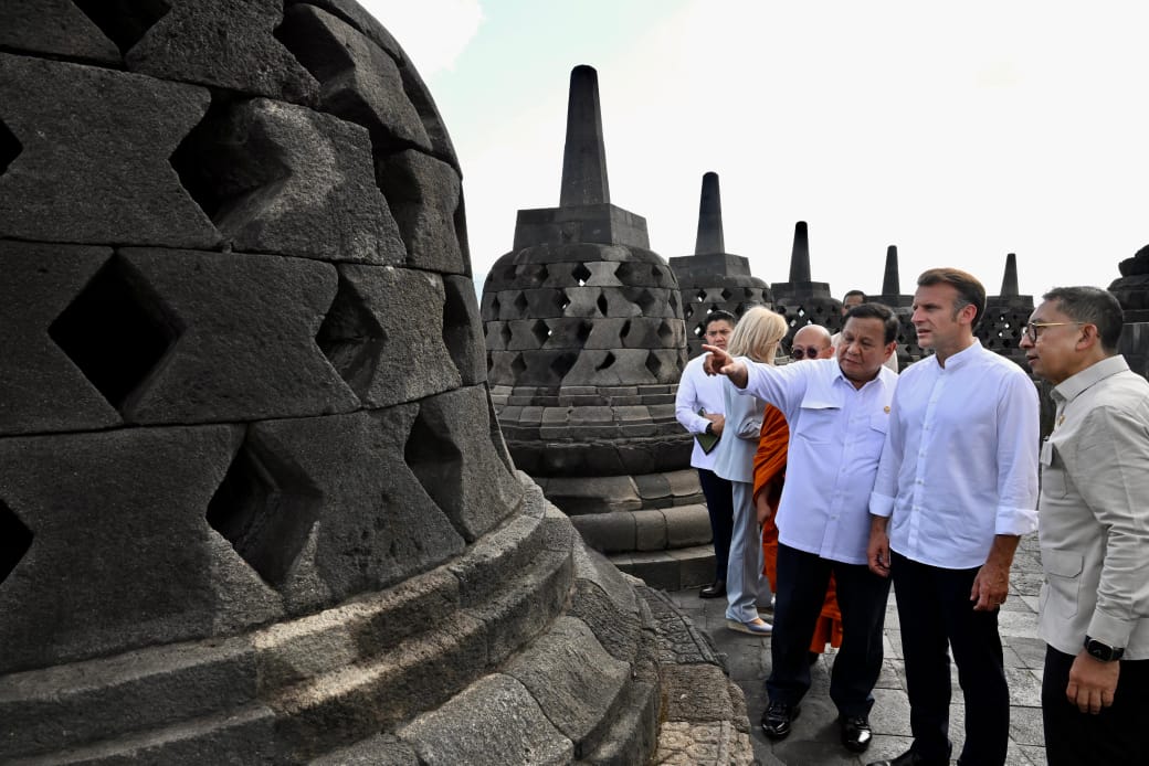 Kagumi Candi Borobudur, Macron: Lambang Keunggulan Manusia dan Inspirasi Dunia