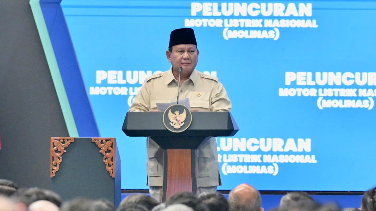 Prabowo: Motor Listrik Bisa Hemat Biaya Bahan Bakar Hingga 70 Persen