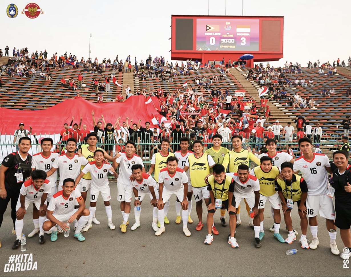 Timnas Indonesia Lolos Semifinal Sepakbola SEA Games 2023, dengan Rekor Cleansheet dan Pertahanan Terbaik