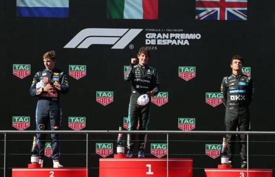 Hasil F1 GP Madrid 2026: Kimi Antonelli Juara, Verstappen Kedua