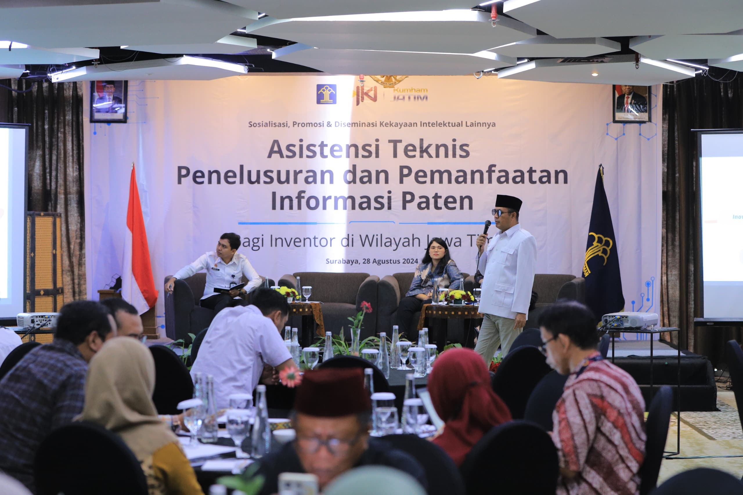 Kemenkumham Jatim Gelar Asistensi Teknis Penelusuran dan Drafting Paten untuk Inventor